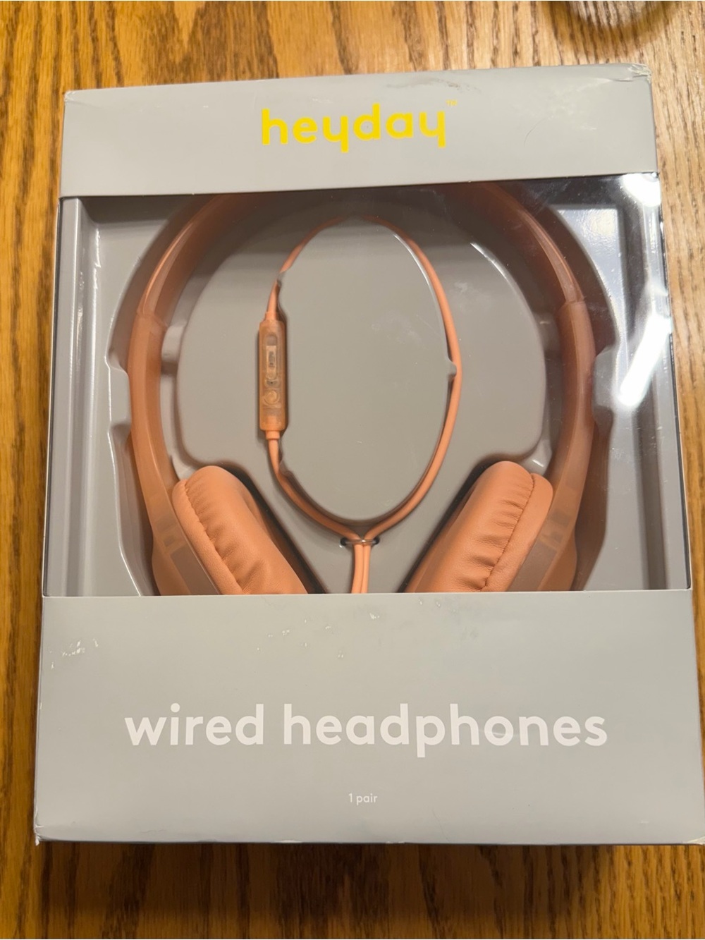 heyday Wired On-Ear Headphones - Peach color